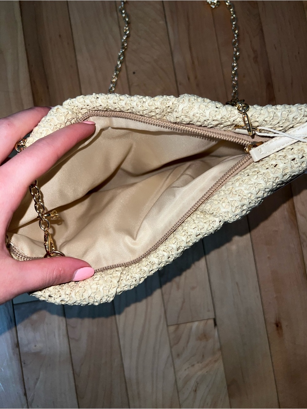 Capittana Oversized Raffia Clutch - Picture 2 of 2